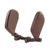 SearchFindOrder Brown Leather Car Seat Headrest Sleep Cushion