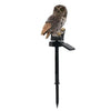 SearchFindOrder brown Solar Powered Outdoor Owl Lamp