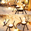 SearchFindOrder christmas Christmas Iron Elk Candle Holders