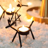 SearchFindOrder christmas Christmas Iron Elk Candle Holders