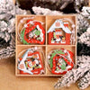 SearchFindOrder christmas Set2 Wooden Christmas Tree Pendant Ornaments (12pcs)