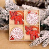 SearchFindOrder christmas Set5 Wooden Christmas Tree Pendant Ornaments (12pcs)