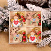 SearchFindOrder christmas Set7 Wooden Christmas Tree Pendant Ornaments (12pcs)