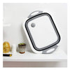 SearchFindOrder Collapsible Cutting 3-in-1 Chopping Board & Drain Plug Wash Basin