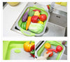 SearchFindOrder Collapsible Cutting 3-in-1 Chopping Board & Drain Plug Wash Basin