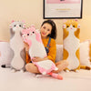 SearchFindOrder Cute Plush Long Stuffed Cat Pillow