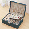 SearchFindOrder Double-Layer Jewelry Box High Capacity