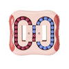 SearchFindOrder Double Sided Light Pink Spinning Center IQ Rotating Puzzle Games