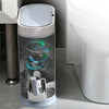 SearchFindOrder Electronic Sensor Trash Can with Toilet Brush