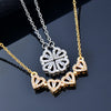 SearchFindOrder Elegant Four Heart Magnet Necklace