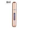 SearchFindOrder Gold / 8ML Portable Mini Refillable Perfume Bottle With Spray Scent Pump