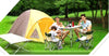 SearchFindOrder Gray Portable Aluminum Folding Ultralight Camping Table