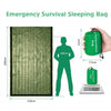 SearchFindOrder Green Emergency Camping Thermal Sleeping Bag