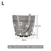 SearchFindOrder Grey Large Foldable Shopping Trolley Bag with Wheels