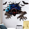 SearchFindOrder halloween 50X70cm Horror 3D Halloween Wall Decals