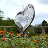 SearchFindOrder Heart & Tear Drop Spinning Wind Chimes