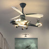 SearchFindOrder Helicopter Ceiling Fan With Led Lights and Remote