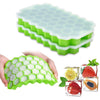 SearchFindOrder Honeycomb Stackable Ice Cube Trays with Removable Lid