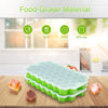 SearchFindOrder Honeycomb Stackable Ice Cube Trays with Removable Lid