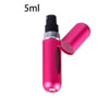 SearchFindOrder Hot Pink / 5ML Portable Mini Refillable Perfume Bottle With Spray Scent Pump