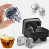 SearchFindOrder Ice Cube Trays 3D Skull Silicone Mold Ice Cube Maker & Chocolate Mold