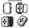 SearchFindOrder Jewelry & Watches Women Bling Diamond Strap With Case for Apple Watch