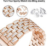 SearchFindOrder Jewelry & Watches Women Bling Diamond Strap With Case for Apple Watch