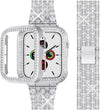 SearchFindOrder Jewelry & Watches Women Bling Diamond Strap With Case for Apple Watch