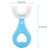 SearchFindOrder Kids Silicone U-Shaped Toothbrush