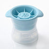 SearchFindOrder kitchenware Blue 4 Pieces Round Ball Ice Cube Maker