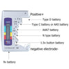 SearchFindOrder LCD Display Digital Battery Tester