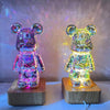 SearchFindOrder LED Bear Fireworks Night Lamp