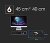 SearchFindOrder LED Light Mousepad RGB Keyboard Cover Deskmat