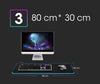 SearchFindOrder LED Light Mousepad RGB Keyboard Cover Deskmat