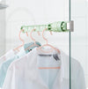 SearchFindOrder Light Green Indoor Clothes Drying Multifunctional Hanger