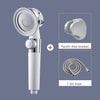 SearchFindOrder Limited Time Offer 3 Pressurized Shower Head High Pressure Water Saving Perforated Free Bracket Hose Adjustable Bathroom Accessories Shower Set