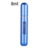 SearchFindOrder Matte Blue / 8ML Portable Mini Refillable Perfume Bottle With Spray Scent Pump