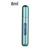 SearchFindOrder Matte Green / 8ML Portable Mini Refillable Perfume Bottle With Spray Scent Pump