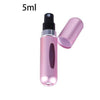 SearchFindOrder Matte Pink / 5ML Portable Mini Refillable Perfume Bottle With Spray Scent Pump