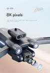 SearchFindOrder Mini Foldable Quadcopter 8K HD Professional Drone with Obstacle Avoidance & 3km Aerial Photography Range