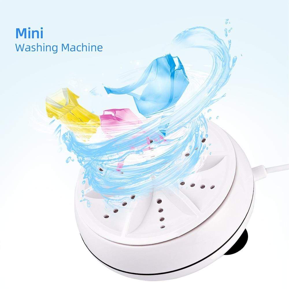 Mini USB Ultrasonic Turbo Washing Machine Laundry Portable