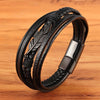 SearchFindOrder Multi-layer Leather Bracelet for Men