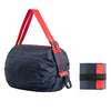 SearchFindOrder Navy Waterproof Reusable Foldable Shopping and Travel Bag