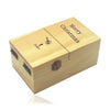 SearchFindOrder Novelty Wooden Mechanical Useless Box