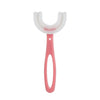 SearchFindOrder Pink 6-12T Kids Silicone U-Shaped Toothbrush