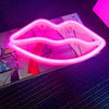 SearchFindOrder Pink Lips Neon LED Neon Sign