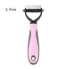 SearchFindOrder Pink / S Double-Sided Shedding Knot Cutter Tool for Dogs and Cats