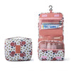 SearchFindOrder Pink smiley / China Waterproof Travel Cosmetic Toiletries Bag with Hook