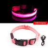 SearchFindOrder Pink USB Charging / XSNECK 28-40 CM LED Dog Collar - USB Rechargeable