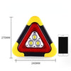 SearchFindOrder Portable LED 3-in-1 Car Emergency Safety Triangle Warning Light (USB Rechargeable + Solar)